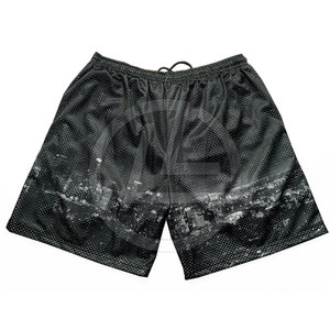Shorts de sport en mesh pour hommes - Style décontracté uni, séchage rapide, légers et respirants, taille élastique, coupe ajustée - Product Image 1