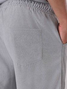 Conjunto de pantalones cortos deportivos informales de verano para hombre, camisetas y pantalones cortos de algodón y poliéster con logotipo personalizado para actividades al aire libre - Product Image 5
