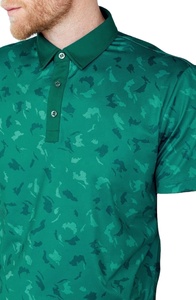 Chemises polo ajustées, col rond, fitness, sublimation intégrale, chemises de sport personnalisées, polo de sport pour hommes, OEM - Product Image 6