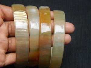 Natural Color Genuine Natural Buffalo Horn Lacquered Bangle Horn Bangle <b>Bracelet</b> Gift for Woman <b>Stacking</b> Bangle Gift agate - Product Image 4