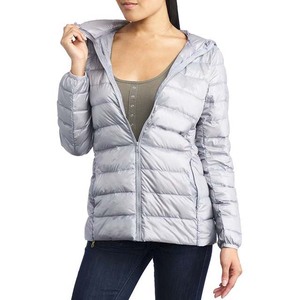 2026 New Made Pakistan Knitted Lightweight Women's Quilted Puffer Jacket <b>Zipper</b> Custom Color Waterproof Breathable Winter - Product Image 3