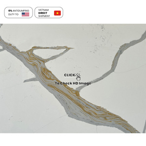 Entrega rápida Mesa de comedor de cuarzo Forma a medida Rectángulo Círculo Oval Disponible Declaración Patrón de cuarzo Mesa de comedor de piedra - Product Image 5