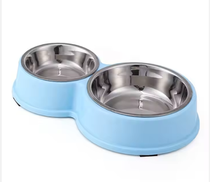 ชามให้อาหารสัตว์เลี้ยงอัจฉริยะชามอาหารสุนัขและแมวกันลื่นขนาดเล็กและใหญ่ทำจากสเตนเลสกลมสำหรับน้ำสัตว์เลื้อยคลาน - Product Image 5