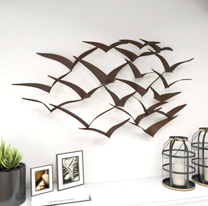 Volant troupeau oiseau décoration murale intérieur extérieur décoration tenture hôtel restaurant maison salon chambre arts décoratifs - Product Image 3