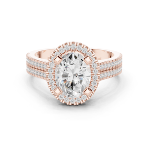 10K Colo Moissanite แหวนสำหรับงานแต่งงาน - Product Image 2
