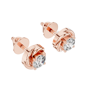 Boucles d'oreilles en diamant CVD EF VVS-VS de 0,4782 CT créées en laboratoire, élégantes en or 18 carats, 14 carats, 10 carats et argent 925, moissanite, rose, jaune - Product Image 4