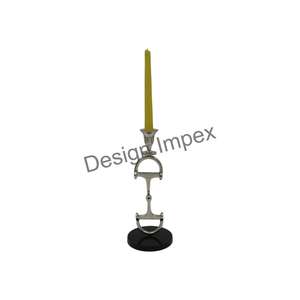Horse Bit Pillar Candlestick Stand <b>Gifts</b> <b>Sets</b> Shinny Polished Premium Quality Equestrian Style <b>Candle</b> Holder With Base For Sale - Product Image 4