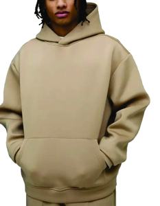 Sudadera con Capucha Oversize de Felpa 100% Algodón, Unisex, de Gran Gramaje, con Hombros Caídos, Estilo Pullover, con Logotipo Personalizado, para Hombre, Estilo Urbano - Product Image 1