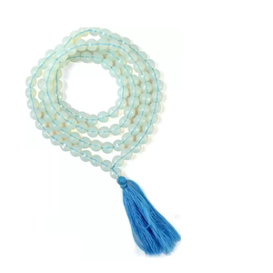 Stone Mala Opalite Beads <b>Healing</b> Natural Mala <b>Crystal</b> <b>Necklace</b> Beads 108 Natural Gemstone <b>Crystal</b> Mala Wholesalers - Product Image 1