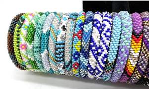 ม้วนลูกปัดแก้วสร้อยข้อมือแฟชั่นและกำไลคุณภาพพรีเมี่ยม - Product Image 2