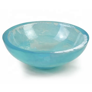 Ensemble de bol de vaisselle en résine d'aspect marbre noir ombragé naturel de haute qualité meilleur design couleur blanche ombre rouge pour bols à salade de fruits - Product Image 6