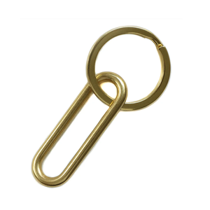 Antique Maritime Solid Brass <b>Key</b> Ring Ship Engine Telegraph Keychain Anchor Handicraft Collectible Gift Item - Product Image 5