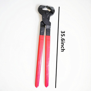 14 Inches Horse Farrier Tool <b>Horseshoe</b> Pliers Hoof Trimming Tool Horses Donkeys Rasp Hoof Cutter Professional Blacksmith Tools - Product Image 4