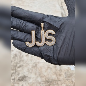 จี้เพชรสำหรับปลูกในห้องปฏิบัติการสีทอง14K L CP004 VVS2ประดับเพชรทรงกลมสุดพิเศษส่งตรงจากโรงงานขายส่ง - Product Image 2