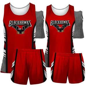 Sublimación impresa personalizada Equipo profesional Grupo Correr Pista y campo Maratón Jersey Uniformes de secado rápido - Product Image 5