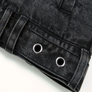 Respirant nouveauté 2025 personnalisé tendance hommes jean gilet à bas prix respirant durable couvert bouton hommes Denim gilet - Product Image 6