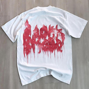 Camiseta Gráfica Urbana para Hombre, Estampado de Monstruo Extra Grande, Algodón Informal, Moda Casual, Manga Corta, Estilo Hip Hop - Product Image 6