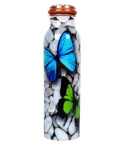 Botella de agua de cobre impresa de alta calidad para gimnasio, Yoga, entrenamiento, uso diario, fiestas, agua hirviendo, aplicable, respetuoso con el medio ambiente - Product Image 1