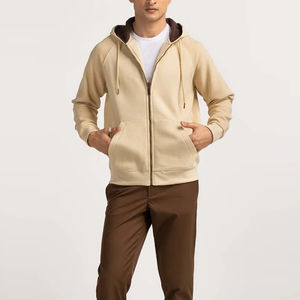 Light Weight Cotton Blended Fully <b>Zipper</b> <b>Men</b> <b>Hoodie</b> for Winter Season Outdoor Wear / Custom Logo <b>Men</b> <b>Zipper</b> <b>Hoodie</b> - Product Image 5