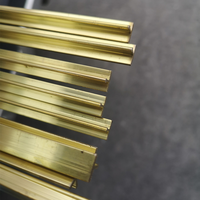 Bande décorative en laiton, profilés en laiton extrudés, profilés en laiton en L, profilés en T, profilés en R, profilés plats