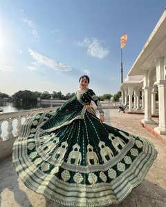 Attractive Design High Quality Elegant Traditional Indian Ethnic Wedding Party Wear <b>Dress</b> Lehenga Choli for Special Occasions - Product Image 5