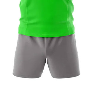 Uniforme de rugby durable pour hommes, en polyester de qualité supérieure, à séchage rapide, chemise à manches courtes et short, parfait pour les équipes et les clubs jeunes. - Product Image 3