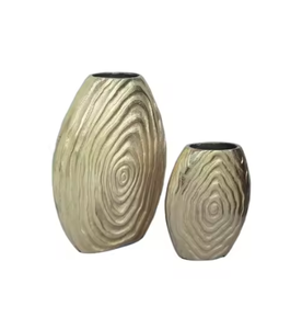 Vente en gros de vases à fleurs modernes et luxueux de haute qualité dessus de table décoration de la maison salon vases décoratifs style côtier métal arts - Product Image 4