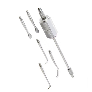 Accesorio de llave de 5 grados quirúrgicos, instrumento removedor de corona de acero inoxidable, removedor de corona Dental de alta calidad, 1 Juego de potencia Manual - Product Image 5