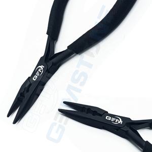 GEMSTONE ENTERPRISES Alicates Profesionales de 5 Pulgadas para Extensiones de Cabello, Herramienta de Crimpado de Anillos Micro/Nano de Acero Inoxidable Negro de 3 Orificios para - Product Image 5