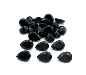 Collar de turmalina negra Natural de alta calidad, certificado IGI, 10*14mm, piedras facetadas de pera de corte brillante, piedras preciosas sueltas transparentes - Product Image 3