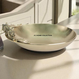 Bol en métal décoratif au design léopard de luxe Pièce maîtresse de table exquise Décoration intérieure gratuite et élégante, parfaite pour l'affichage - Product Image 6