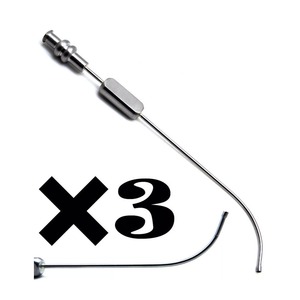 Kit de Irrigación y Succión Endodóntica Dental, Instrumentos Quirúrgicos Manuales de Acero Inoxidable de 3mm y 4mm, Cánula de Irrigación - Product Image 2