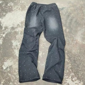 Pantalones hechos a medida con diamantes de imitación para hombre, talla para adultos, pantalones con diamantes de imitación de marca privada más vendidos de buena calidad - Product Image 2