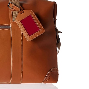 Sac de sport en cuir fait main pour hommes et femmes sac de sport de nuit avec compartiments à fermeture éclair - Product Image 5