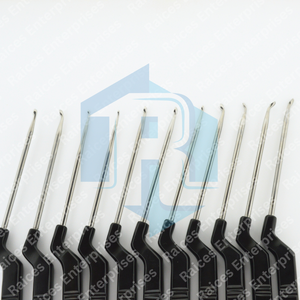 Customize High Quality Manual Micro Bone Curette Plastic Handle Autoclavable <b>Neurosurgery</b> Orthopedic <b>Instruments</b> CE ISO Approved - Product Image 4