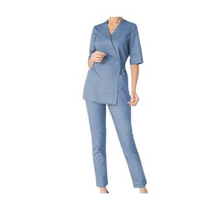 Tenue d'infirmière professionnelle confortable et tendance, uniforme de haute qualité, unisexe, pour usage hospitalier, mélange polyester-spandex, nouveau style - Product Image 3