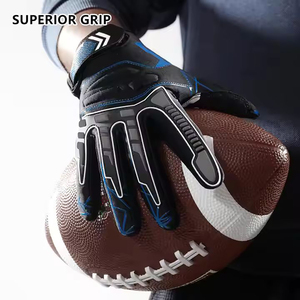 Nouveauté 2026 – Gants de football américain pour receveur, en cuir synthétique avec revêtement en silicone, excellente adhérence, antidérapants, vente en gros à prix abordable - Product Image 5