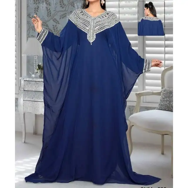 महिला अबाया इस्लामिक किमोनो कार्डिगन तुर्की शैलियाँ सस्ते थोक मुस्लिम जिल्बाब अरबी काफ्तान दुबई पोशाक
