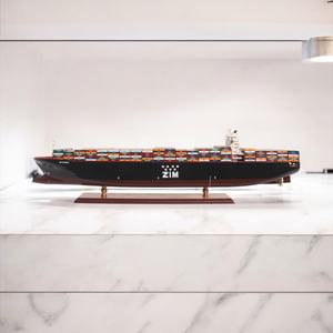 GIA nhien zim Chicago ทำจากไม้ทาสีด้วยมือเรือจำลองตู้สินค้าเชิงพาณิชย์ฮวงจุ้ยสำหรับจัดแสดงของสะสม - Product Image 3