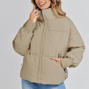 Chaqueta de Invierno Acolchada para Mujer, Chaqueta de Invierno con Capucha Cálida para Mujer, Última Moda, Venta al por Mayor, Chaqueta Acolchada para Mujer - Product Image 3