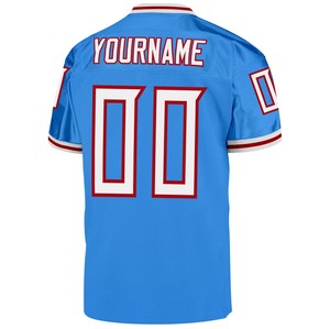 Maillot de football personnalisé pour homme, col en V, 100 % polyester, impression par transfert thermique, broderie, nom d'équipe, logo, postes, manches courtes - Product Image 2