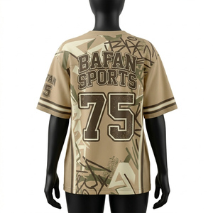 Camiseta de Fútbol Femenina Premium, 180 GSM, Micro Malla de Poliéster que Absorbe la Humedad, Color Beige Arena con Camuflaje, Logotipo Personalizado - Product Image 5
