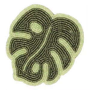 Sous-verre perlé en verre fait à la main de haute qualité perlé en verre pour sous-verres de boissons pour décor de Table à manger et basse par glowin fashion - Product Image 5