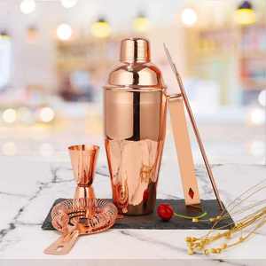 Agitador de cóctel de acero inoxidable de calidad superior, mezclador de bebidas, barman, navegador, juego de barras, herramientas con soporte para estante de vino - Product Image 2