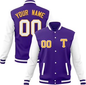 Vestes de baseball en toile respirante personnalisable OEM pour hommes Meilleures vestes vierges avec revêtement avec logo sur le devant - Product Image 5