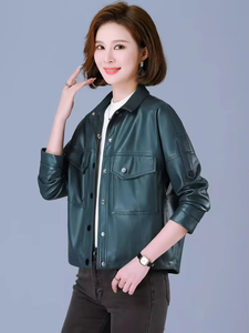 เสื้อแจ็คเก็ตกันลมสำหรับผู้หญิงไซส์ใหญ่ รุ่นใหม่ สำหรับฤดูหนาว แบบสวมใส่สบาย มีซิป แขนยาว ทรงหลวม - Product Image 4