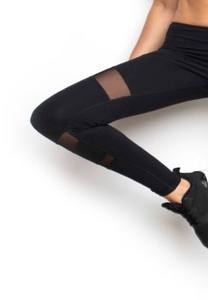 2023 logotipo personalizado de cintura alta de nailon gimnasio Fitness Activewear Leggings mujeres Control de barriga pantalones de Yoga - Product Image 6