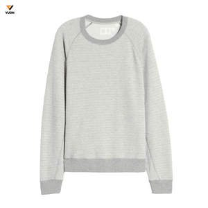 เสื้อยืดแขนยาวสำหรับผู้ชายผ้าคอตตอนสีทึบย้อมสีล้วนสำหรับฤดูหนาวผ้าคอตตอนสีตัดกันแบบลำลอง2025 - Product Image 6