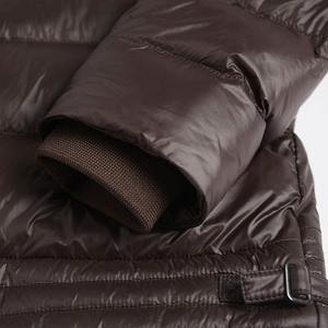 <b>Top</b> Quality Hooded Puffer Jacket OEM Logo Oversized Men's <b>Bubble</b> Solid Color Custom Men Puffer Jacket - Product Image 5