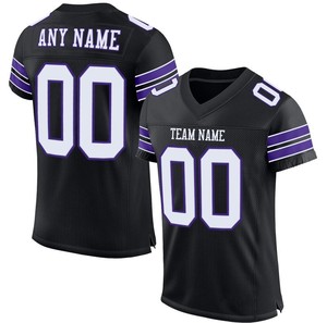 Camiseta de Fútbol Americano Personalizada para Hombre - 100% Poliéster, Impresión Digital por Transferencia de Calor, Secado Rápido, Nombre del Equipo, Logotipo y Posiciones Personalizables - Product Image 4